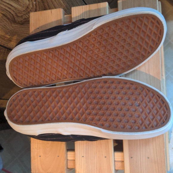 Vans J. Crew Pinstripe Slip ons - Picture 7 of 8